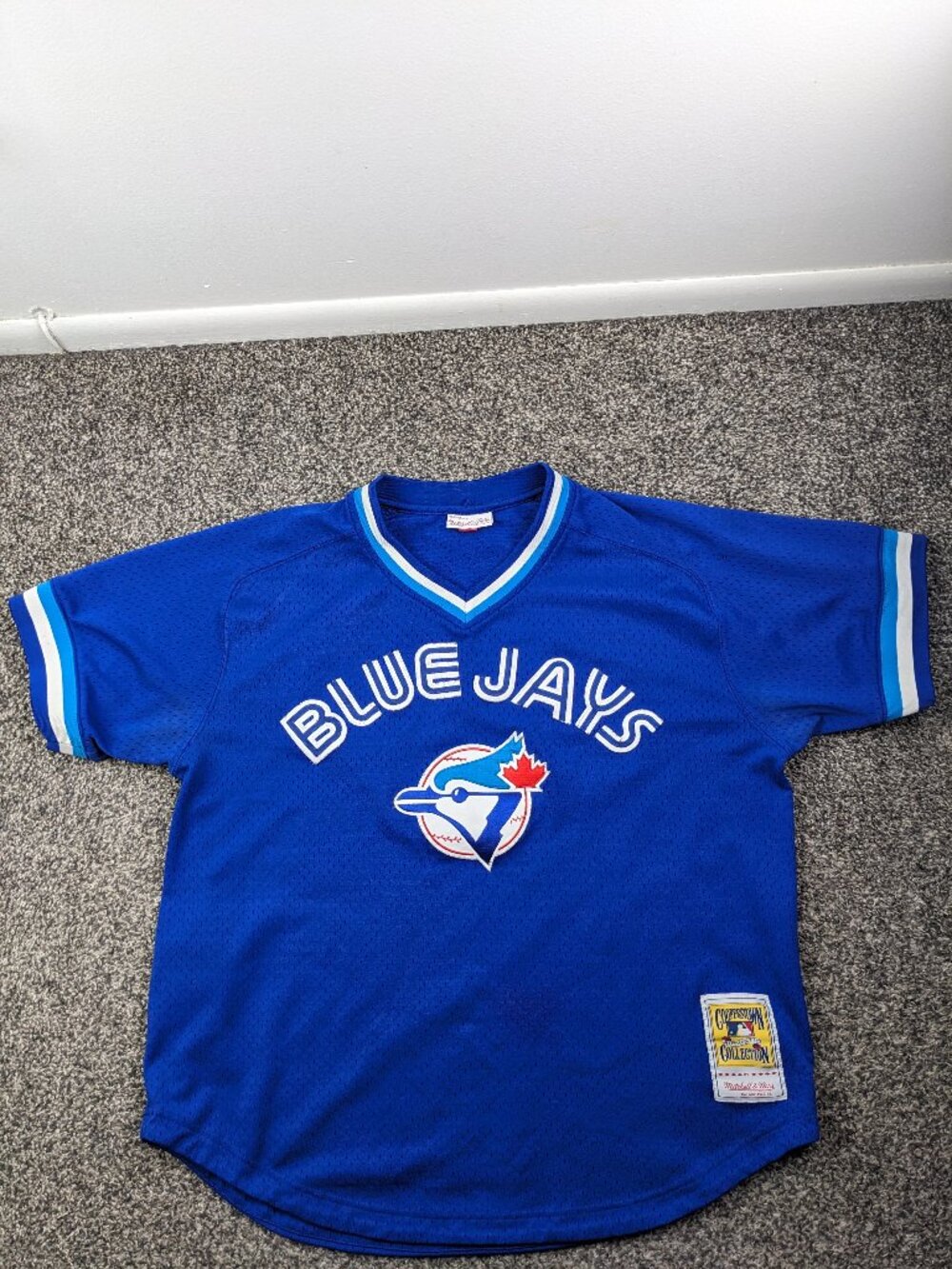 Toronto Blue Jays Joe Carter Jersey 1993 Mitchell & Ness Sewn Mens 48 (XL)